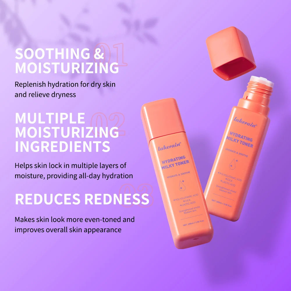 Hydrating Milky Toner Repair Skin Ultra Hydrating Toner for Face Soothes Skin Moisture Reduces Redness Barrier Skincare Oasis Select