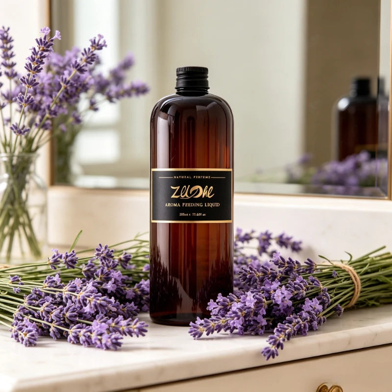 500ML Pure Plant Essential Oil Lavender and Hotel Scent Healton Shangri-La for Reed Diffuser Humidifier,Give 4Pc Diffuser Sticks Oasis Select