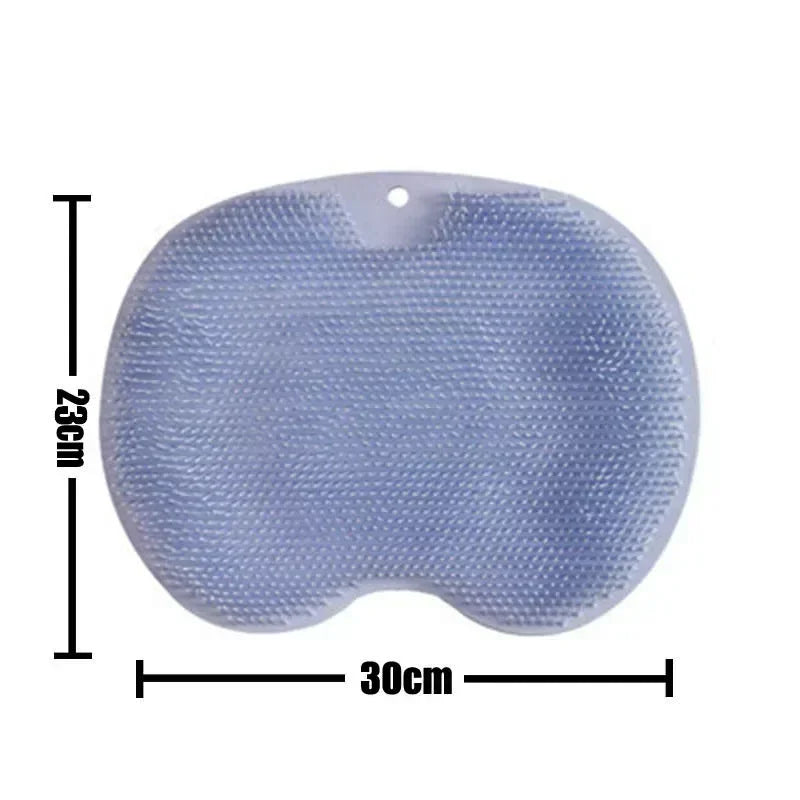 1pcs Lazy Back Rub Artifact Wall Rub Mud Bath Brush Rub Artifact Back Dont Ask for Help Bath Towel Painless Rub Foot Pad Oasis Select blue pad