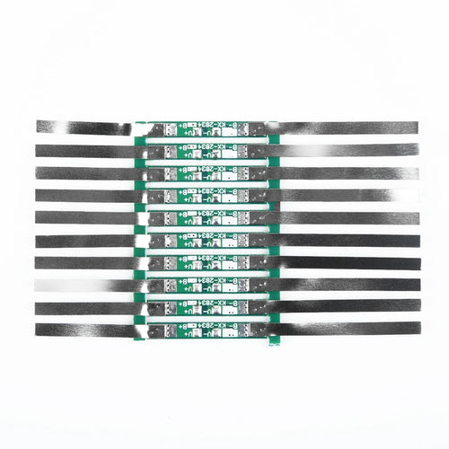 10Pcs Protection Board For 3.7V 18650 Li-Ion Lithium Battery W/ Solder Be JB 28*3mm Protectiive Board Replacement Oasis Select