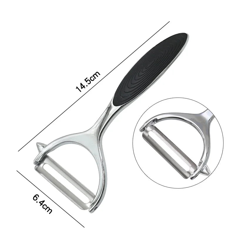 Stainless Steel Vegetable Peeler – Multi-Function Potato Peeler Vegetable Peeler Oasis Select