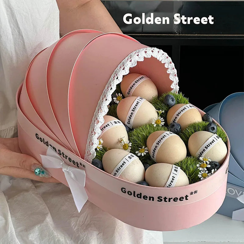Baby Shower Box Flower Box Wedding Celebration Romantic Contatiner Presents Wrapping Bag Flower Arrangement Cradle Floral Basket Oasis Select
