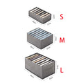 1pc Pants Storage Box, Jeans Divider Storage Box, Wardrobe 9 Grids Storage Basket Oasis Select L