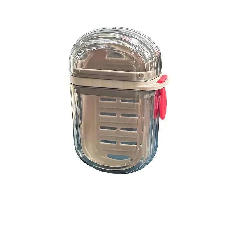 Portable Travel Soap Box Double-Layer Sealed Lid with Drain Hole for Hygienic Storage New Compact Size for Easy Carry Oasis Select