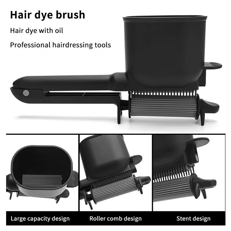 Professional Roller Comb Applicator Hair Coloring 2-In-1 Dye Salon Hair Care Plastic Hairdressing Tool for Salon or Home Use Oasis Select