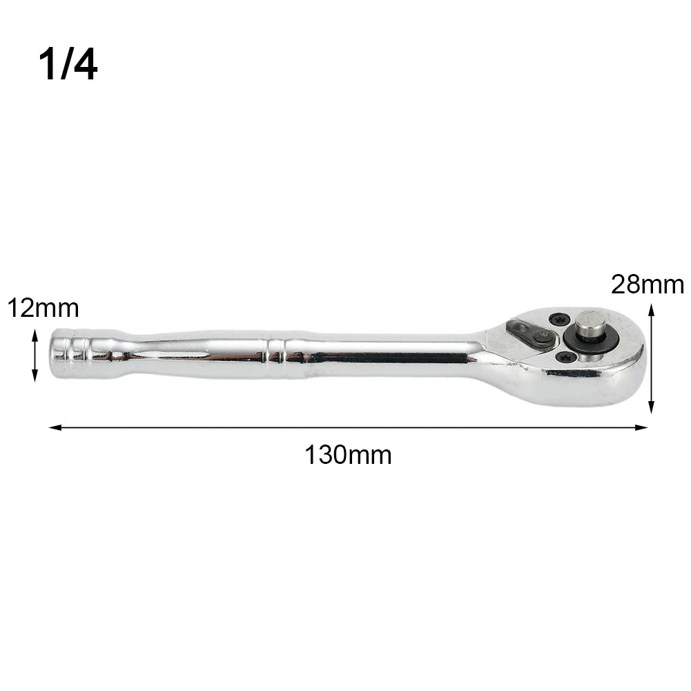 Drive Ratchet Set 1/4 3/8 1/2 High Torque Ratchet Wrench Socket Quick-release Reversible High Quanlity Hand Tool Oasis Select