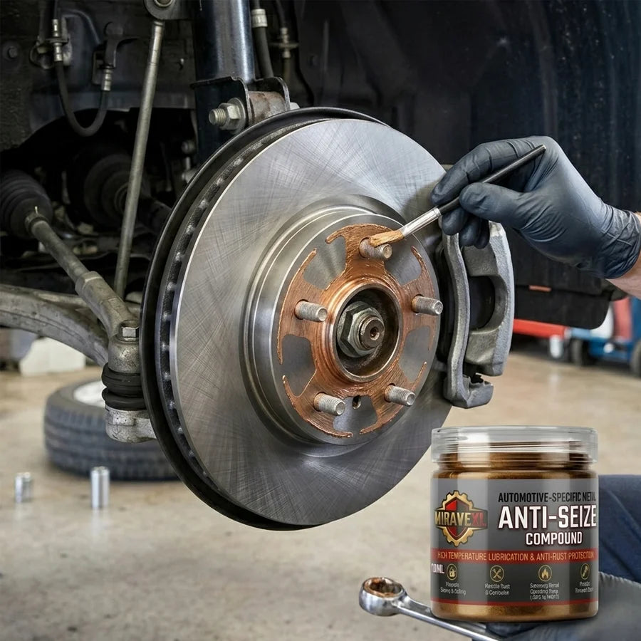 MIRAVEXL High Temp Metal Anti-Seize Paste Car Brake Spark Plug Thread Compound Prevent Galling Protect Auto Parts Oasis Select
