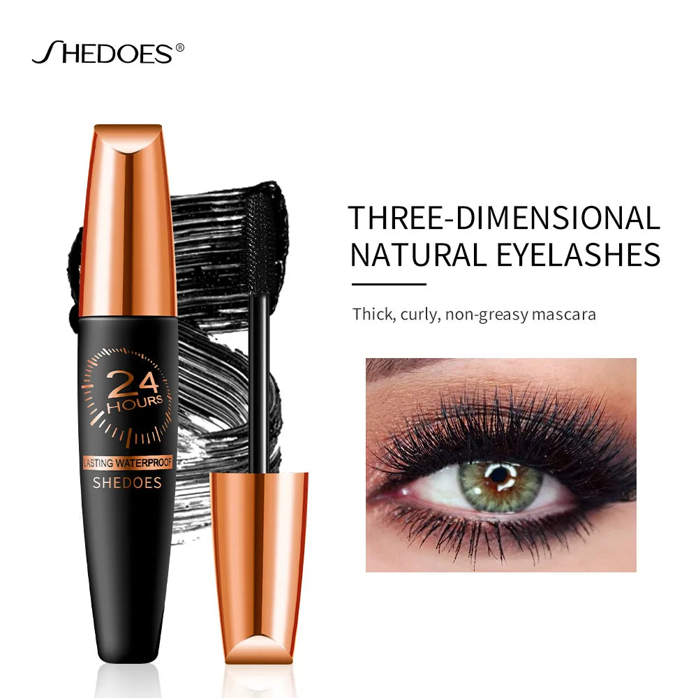 Waterproof Slim Black Mascara – Smudge-Proof Natural Lashes Waterproof Mascara Oasis Select