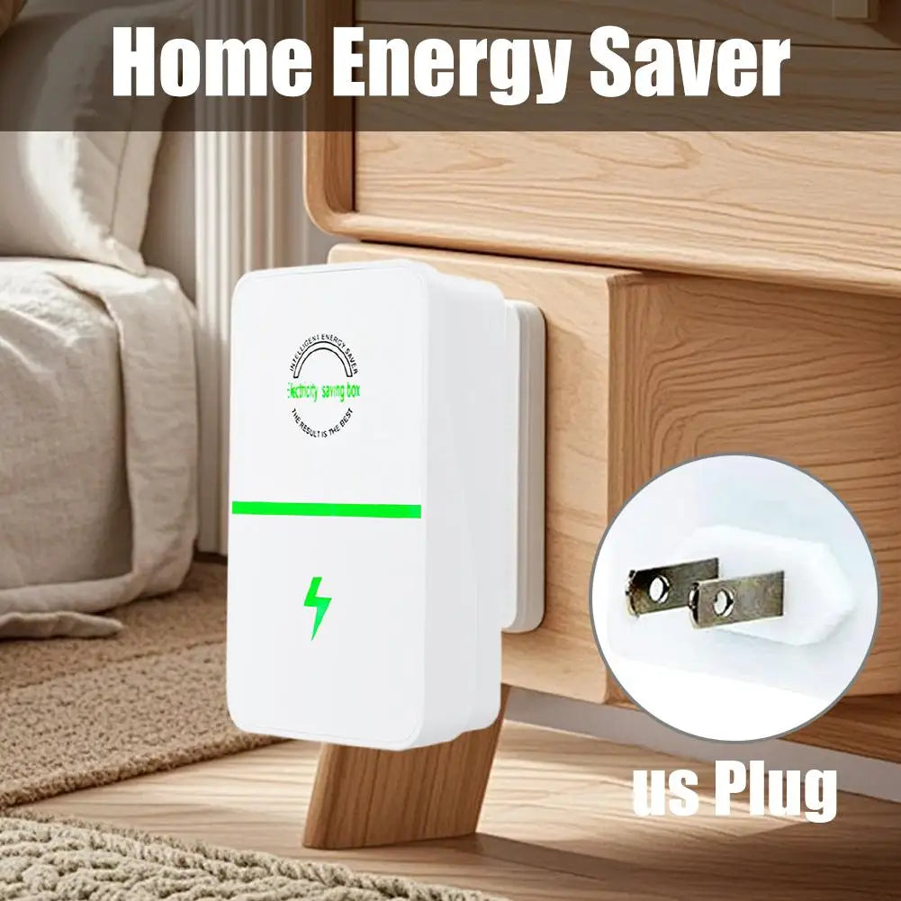 Home Pro Power Electricity Energy Saver US/UK/EU Stable Voltage Electricity Plug Household Stable Voltage Device Oasis Select