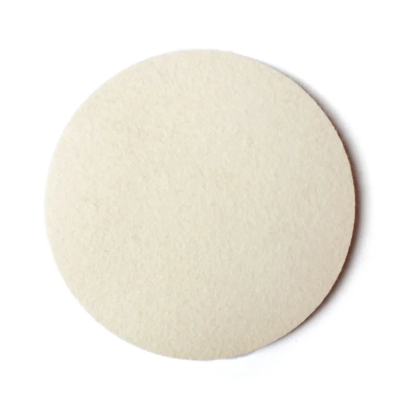 3 inch Wool Felt Polishing Pad for M10 M14 Drill Angle Grinder Glass Stainless Steel Metal Scratch Repair Buffing Wheel Oasis Select 3 inch