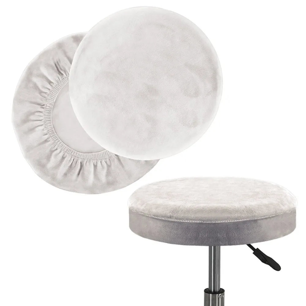Elastic Round Stool Cover – Washable, Removable, Universal Fit