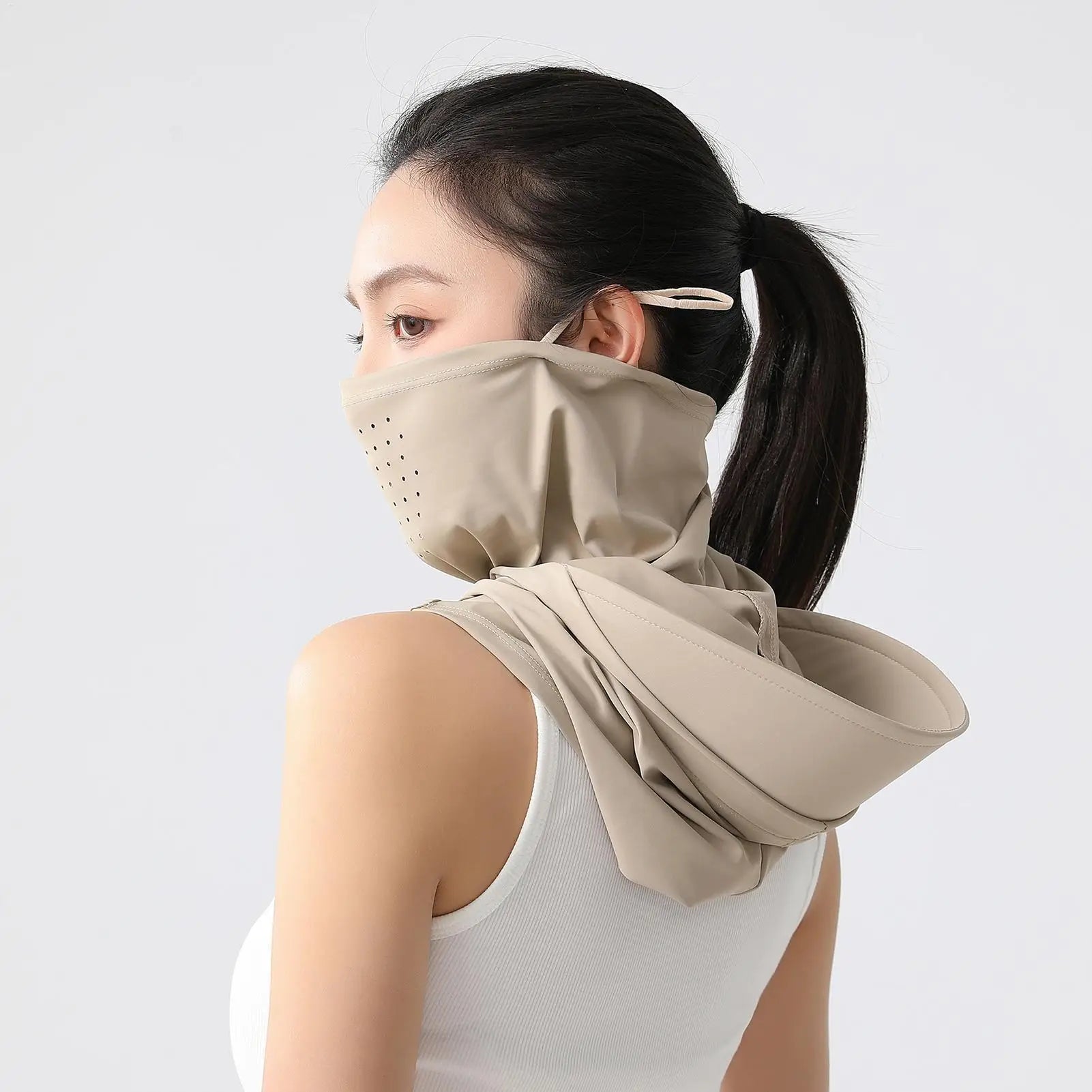 Summer UV Protection Neck Scarf Hat Cover Outdoor Wrap Cover Sports Cycling Sun Proof Mountaineering Scarf  Hat Neck Cover