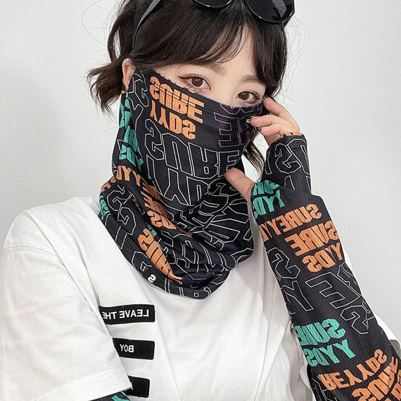 Men's Women's UV Block Mask, Summer Outdoor Sport Face Neck Sunscreen, Hip Hop Ear Scarf For Cycling Oasis Select
