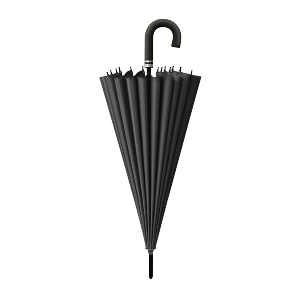 PEAKINBAGS 24-Rib UV Golf Umbrella – Large J Handle Windproof