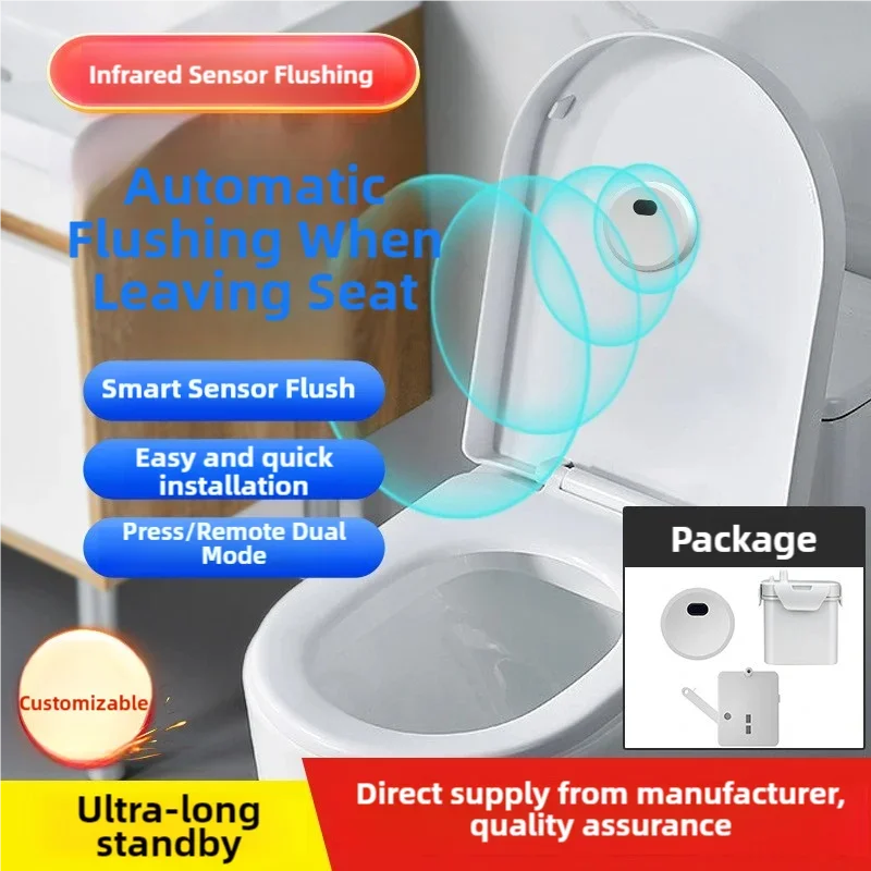Auto Toilet Flusher Toilet Sensor Flushers toilet Automatic Water Separator Toilets and Toilet Parts Touchless WC Flush System Oasis Select