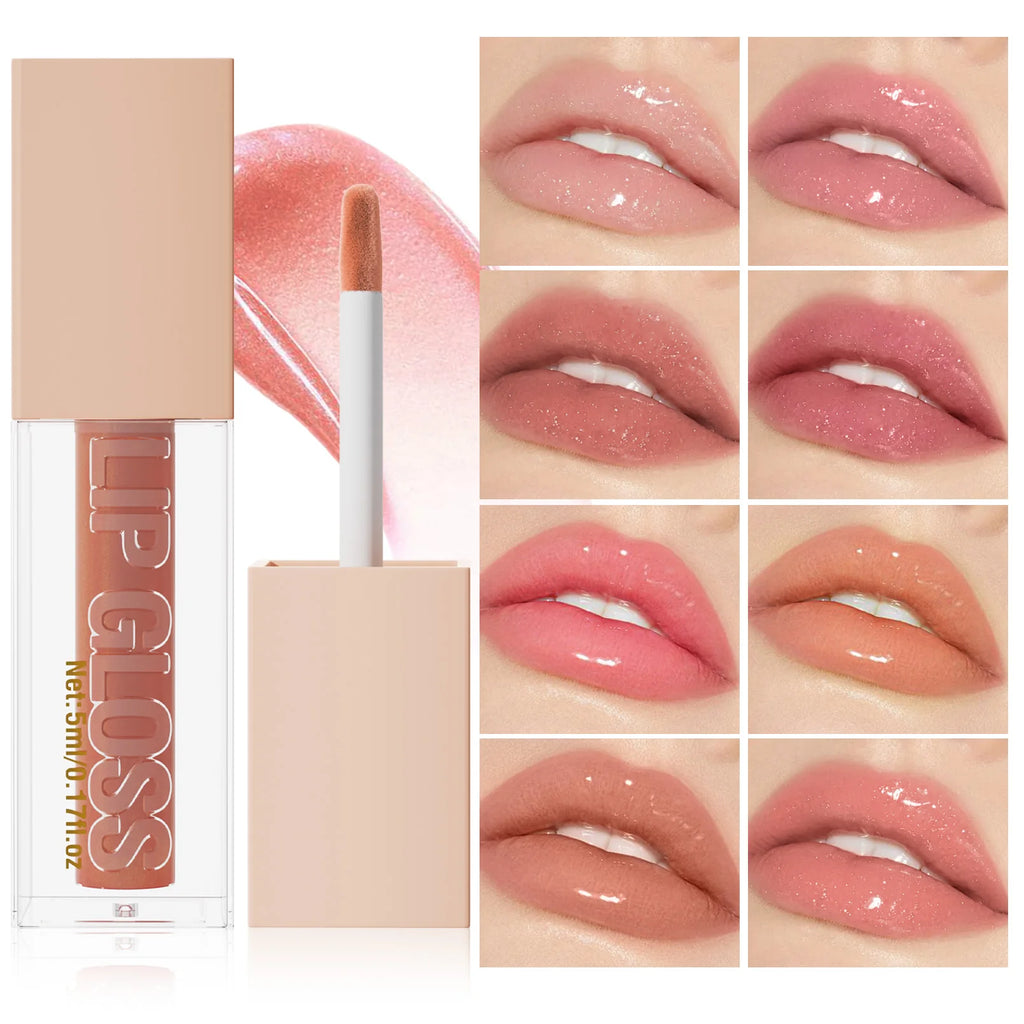 Hello Kiss Mirror Lip Gloss – Waterproof & Long-Lasting Shine