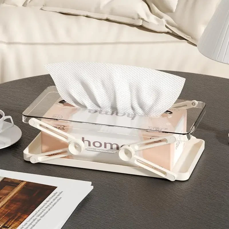 Practical Home Accessory: High, Spring-loaded Tissue Box for Desktop Use Oasis Select