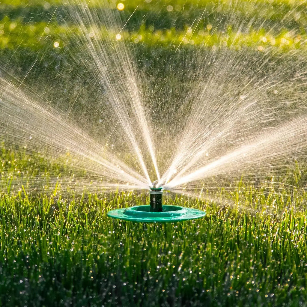 Yard Sprinkler Guards Secure Fit Adjustable Depth Sprinkler Spray Guard for Lawn Yard Garden Backyard Porch Farm Country Oasis Select
