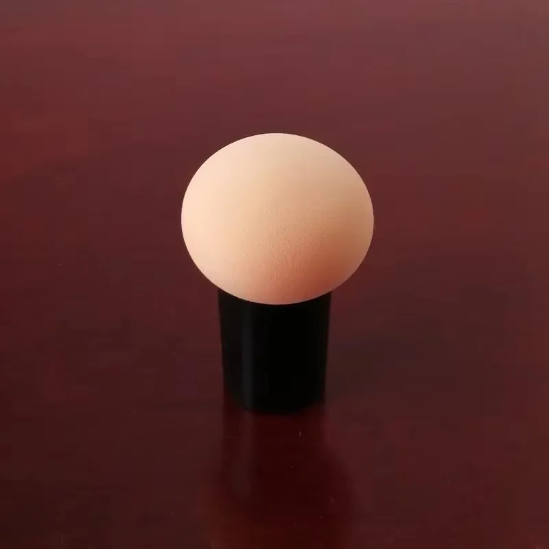 1/2pcs Color Mushroom Head Cosmetic Puff With Protective Cap Loose Powder Foundation Puff Air Cushion Sponge Makeup Egg Makeup Oasis Select 1pcs Skin