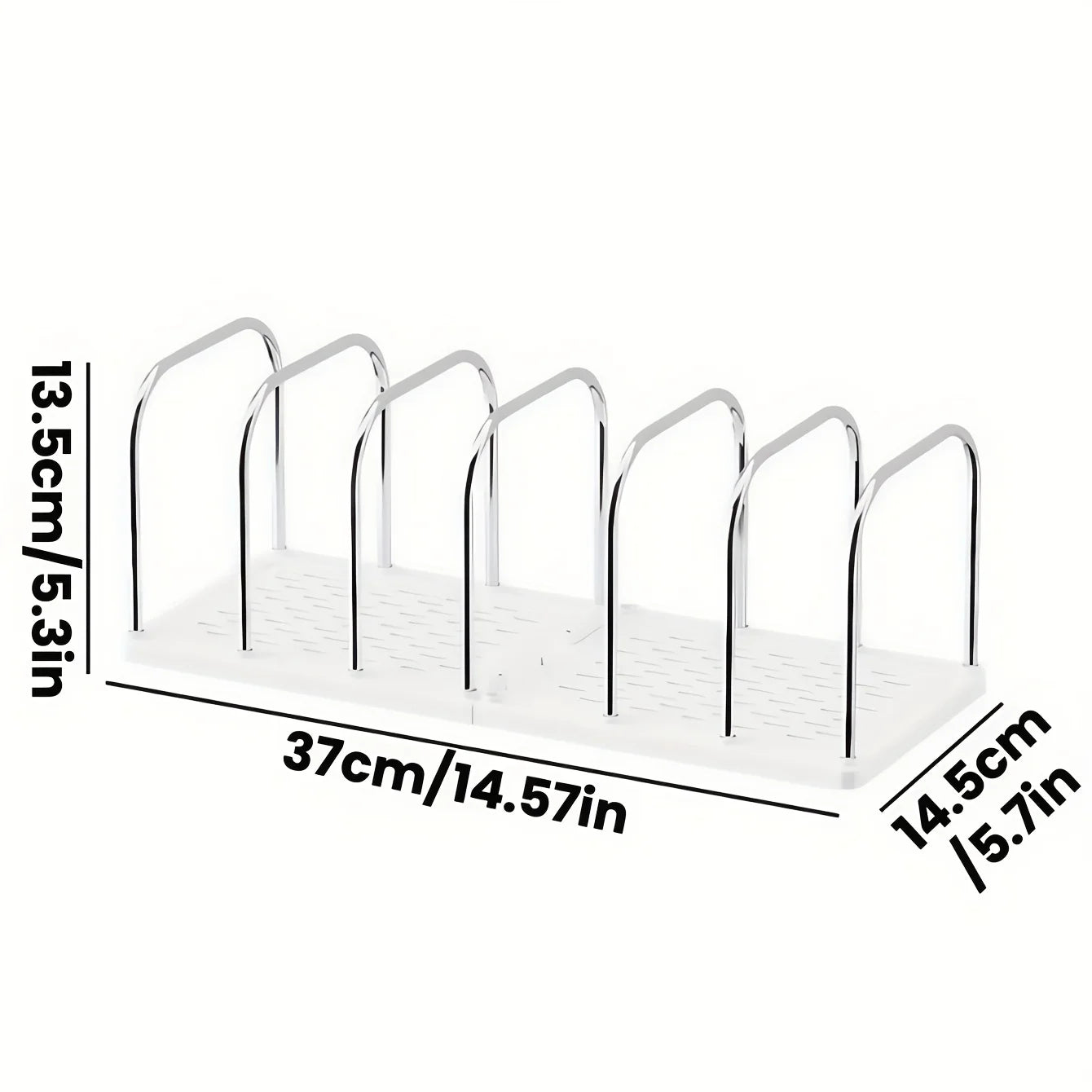 Adjustable Book Stand Stainless Steel Organizer For Desk Office And Home Storage Rack Fridge Container Basket Produce Box Oasis Select