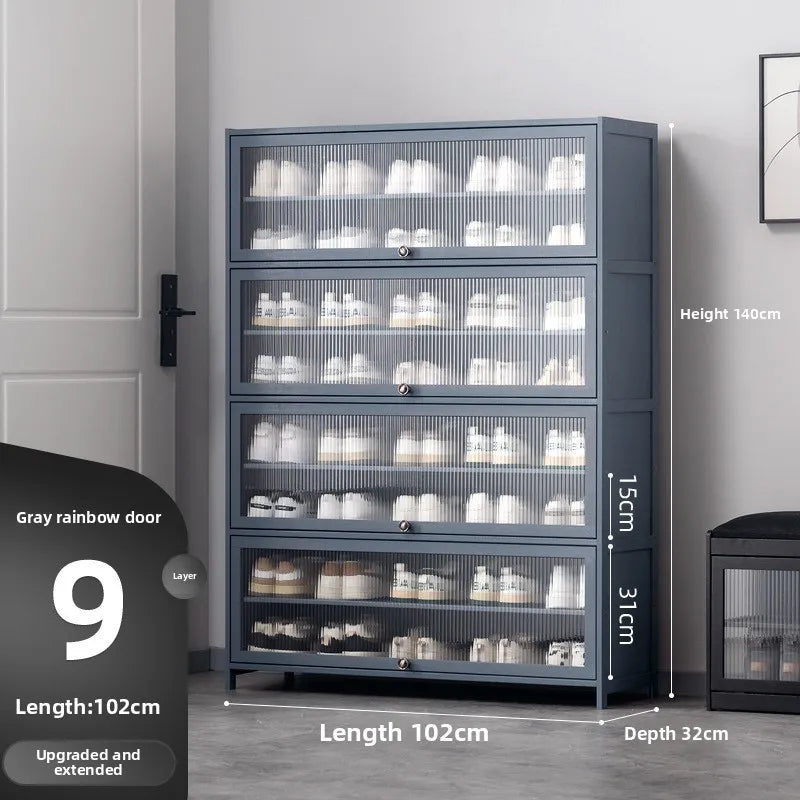 Shoe cabinet door, household door, shoe rack, multi-layer simple and large-capacity storage, indoor entry, dormitory Oasis Select Ninth floor 102