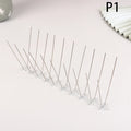 1PC 25cm Stainless Steel Balcony Anti-bird Repellent Thorn Nail Kit Pigeon Spikes And Bird Repeller Deterrent Pest Control Oasis Select 20 stabs