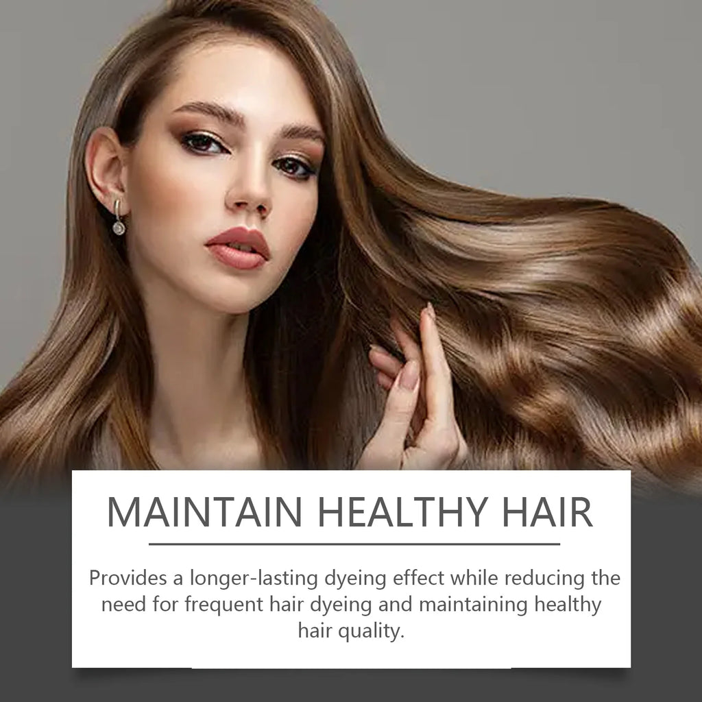 100ml Hair Dye Shampoo Deep Clean Nourishing Repair Gray White Hair Color Cover To Black Pure Herbal Hair Care Polygonum Shampoo Oasis Select