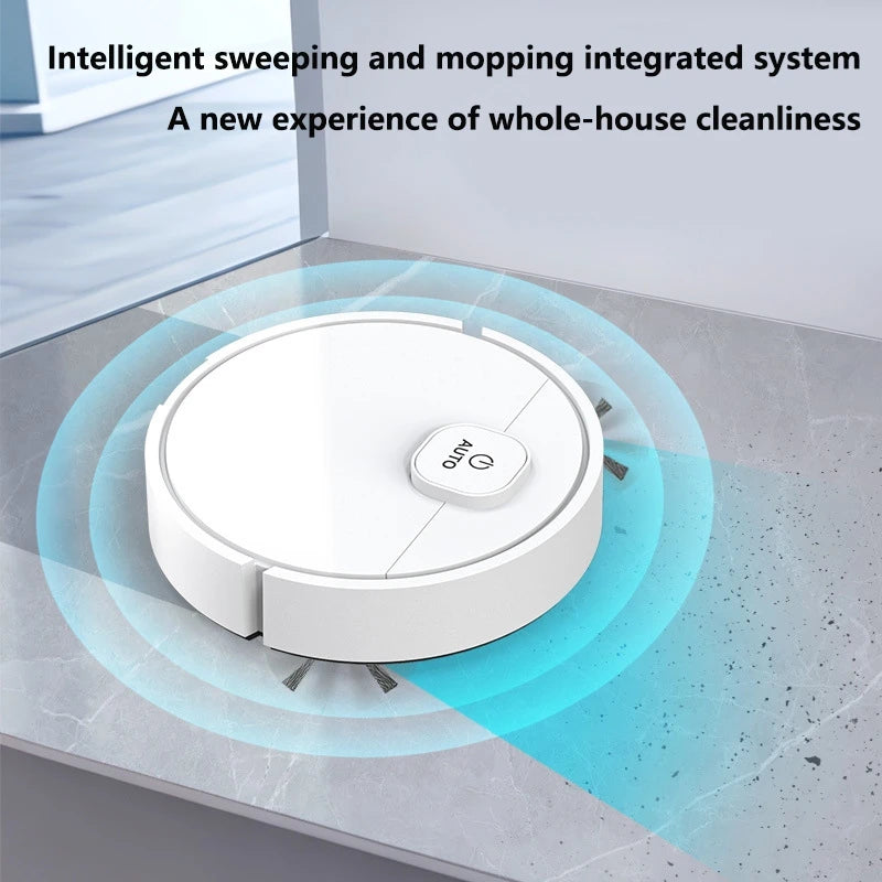 3-in-1 Robot Vacuum & Mop Combo | 1000Pa USB Rechargeable
