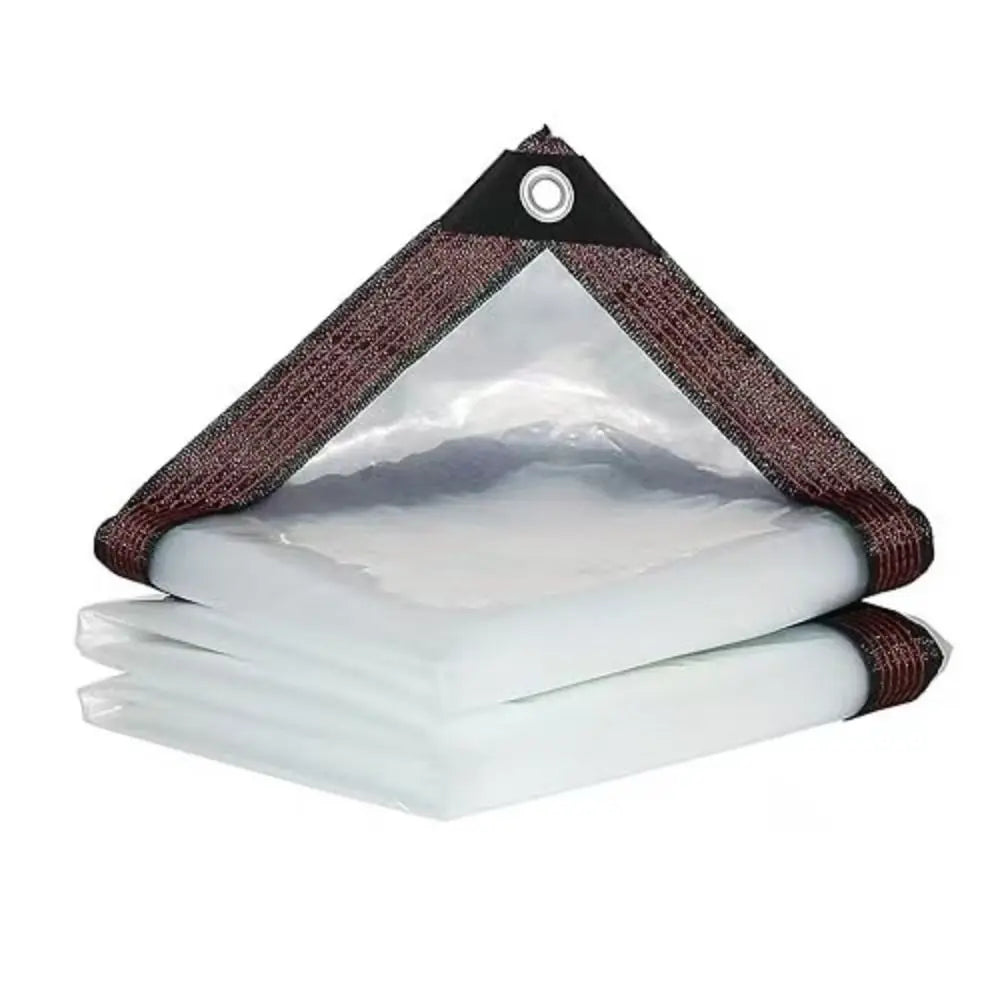 Snowproof Waterproof Tarpaulin Waterproof Dust-proof Transparent Rain Cover Foldable Wind-Resistant Rainproof Cloth Garden Use Oasis Select