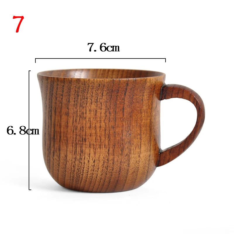 Handmade Spruce Wood Cup – Eco-Friendly Tea Coffee Drinkware Wooden Drinkware Cup Oasis Select 7