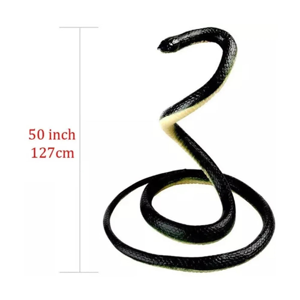 Realistic Rubber Snake Prank Toy | 127cm Halloween Anaconda