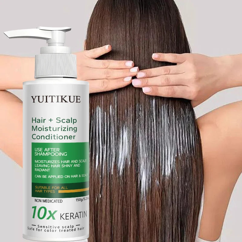 YUITIKUE 10X Keratin Conditioner – Moisturize & Repair Dry Hair