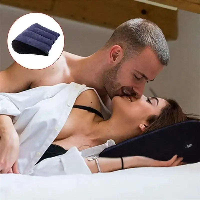 New Inflatable Pillow Toys Magic Cushion Relax Cushion Triangle Cylinder Wedge Sweetheart Gift Couples Gifts Oasis Select