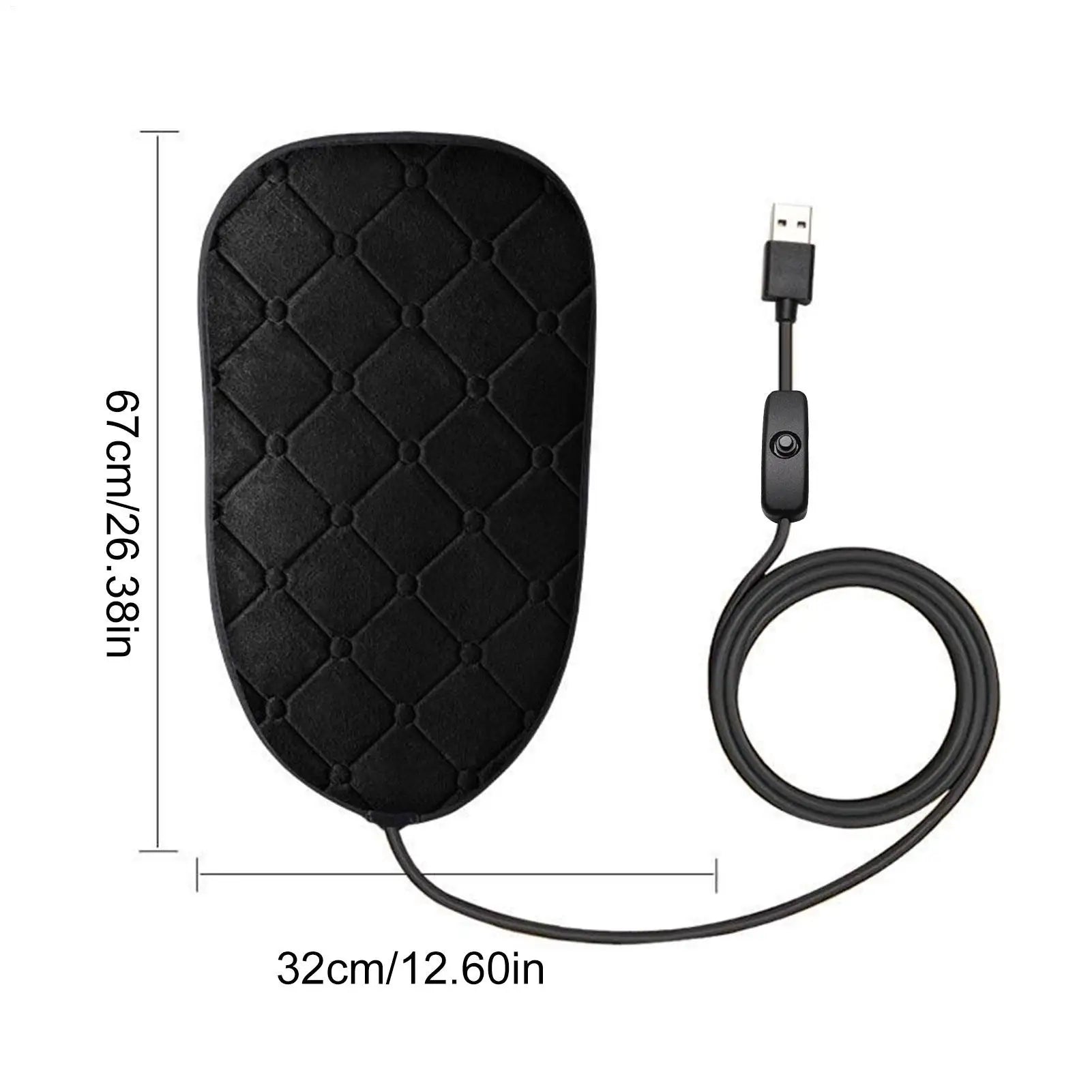 Motorcycle Seat Cover Motorbike Heating Seat Pad Cold Weather Scooter Cushion for Dirt Bike ATV Snowmobile Road Trip Touring Oasis Select