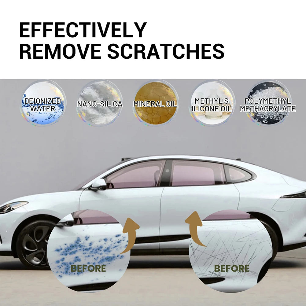 Aihogard Car Scratch Remover Polish Compound 100ml + Sponge