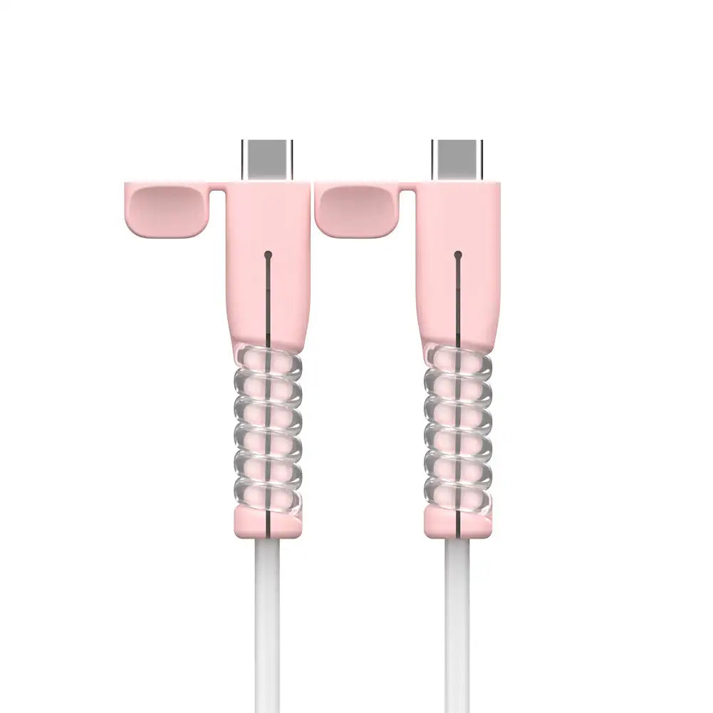 Silicone Type-C Cable Protector & Wire Winder | Multicolor Cable Protector Oasis Select 14