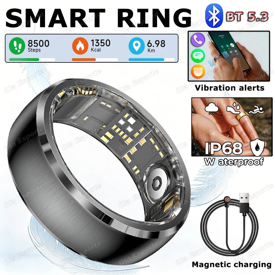 Ola Esporte Smart Ring – Heart Rate, Sleep & SpO2 Tracker