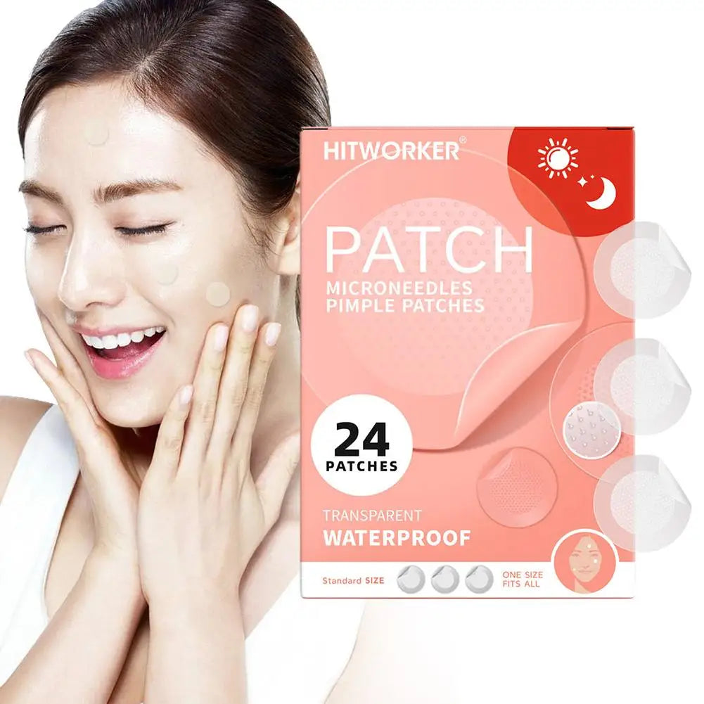 Microneedle Acne Patch Acne Removal Waterproof Smooth Concealer Invisible Breathable Patch Acne Cover Patches Gentle Makeup Tool Oasis Select