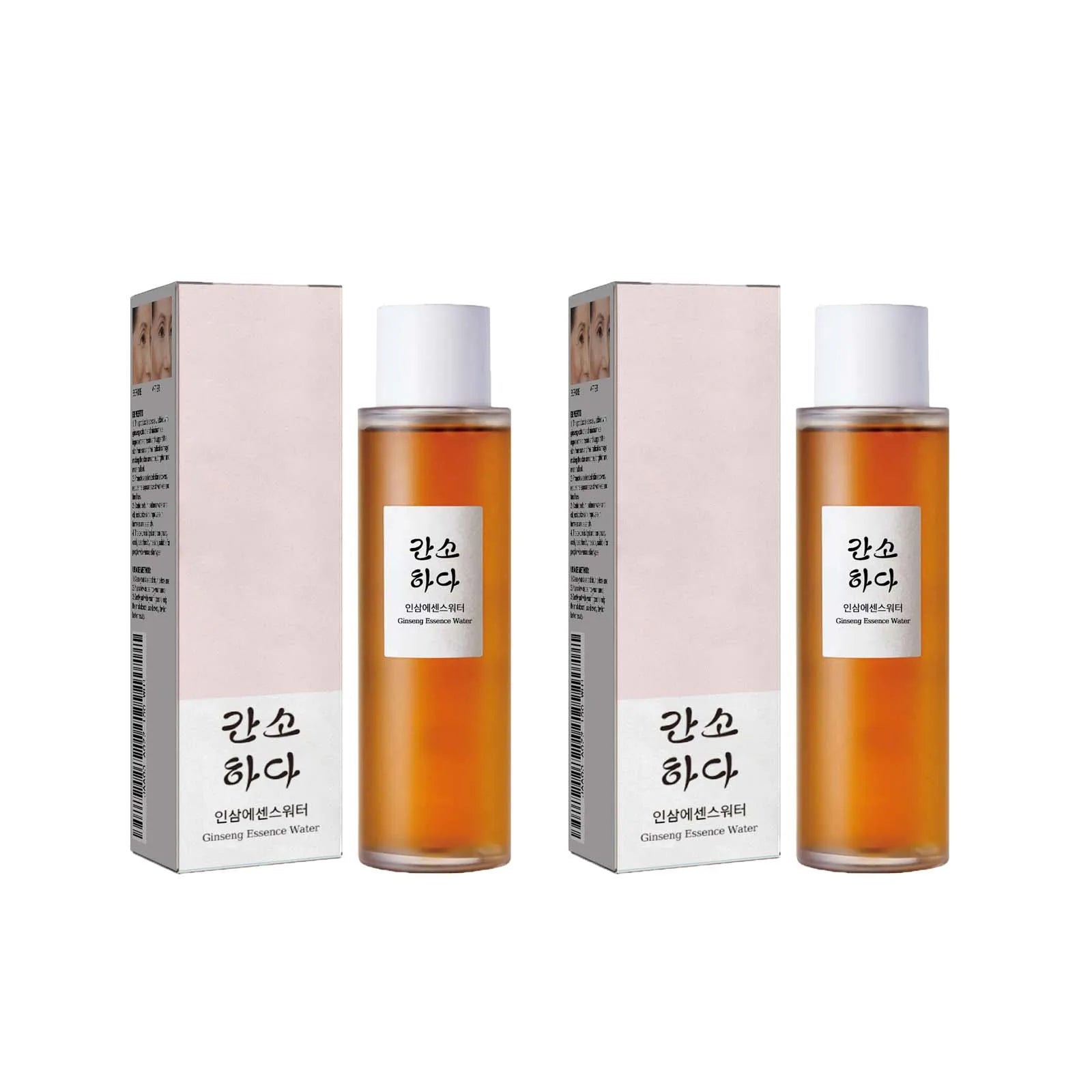 Ginseng Face Essence Moisturize Lighten Fine Line Smooth Restores Dry Dull Skin Brighten Serum Hydrating Facial Care Toner Oasis Select 2Pcs