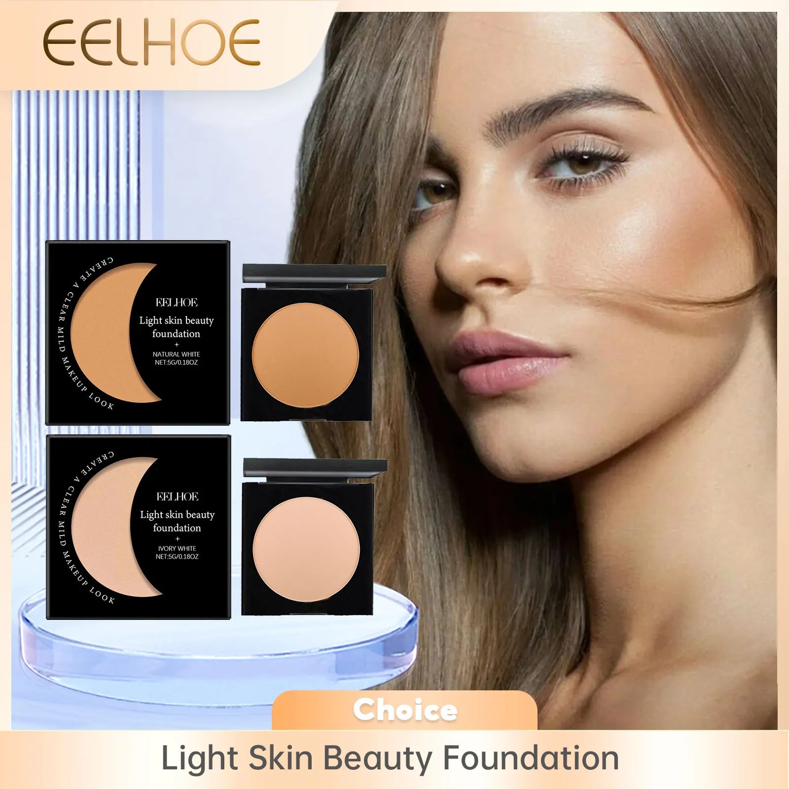 Eelhoe Matte Foundation – Full Coverage Hydrating & Waterproof Matte Face Foundation Oasis Select