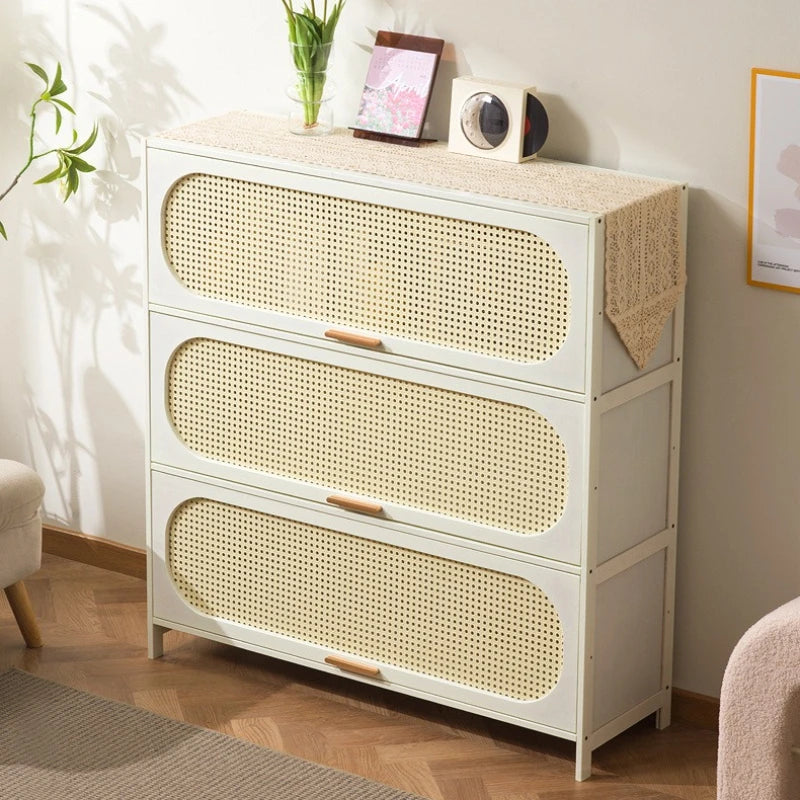 Cream wind all solid wood bookcase simple children's locker open storage cabinet living room study combination locker Oasis Select