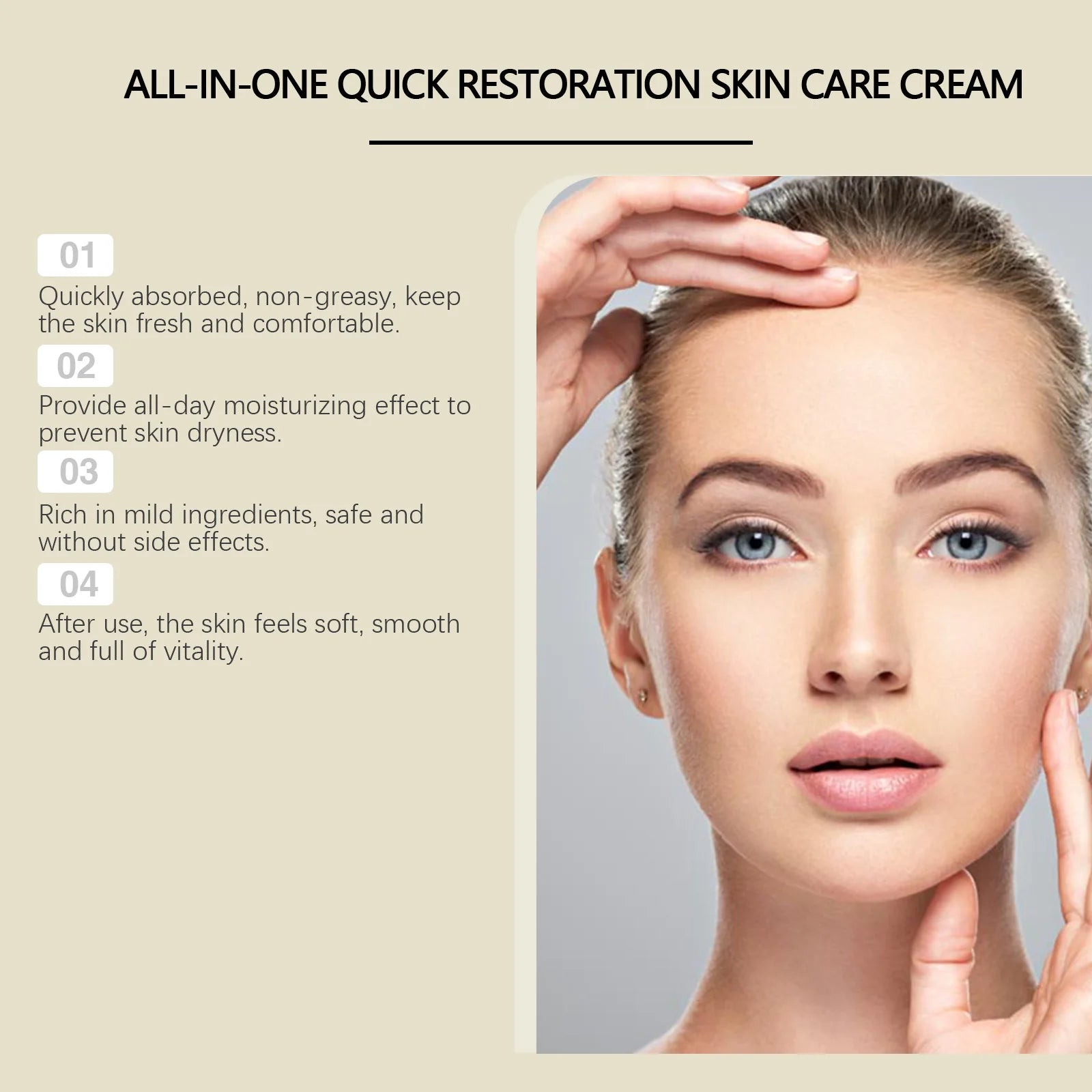 Wiyun Face Cream for Dark Spots Removal Fine Lines Repair Damaged Skin Firming Lifting Sagging Improvement Nourishing Skin Care Oasis Select