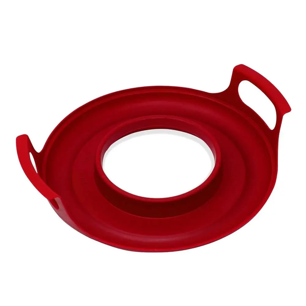 New Anti-deformed Microwave Plate Tray Easy to Clean PP Microwave Cool For Bowls, Home Cooking Supplies Steam Holder Oasis Select Red