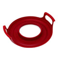 New Anti-deformed Microwave Plate Tray Easy to Clean PP Microwave Cool For Bowls, Home Cooking Supplies Steam Holder Oasis Select Red