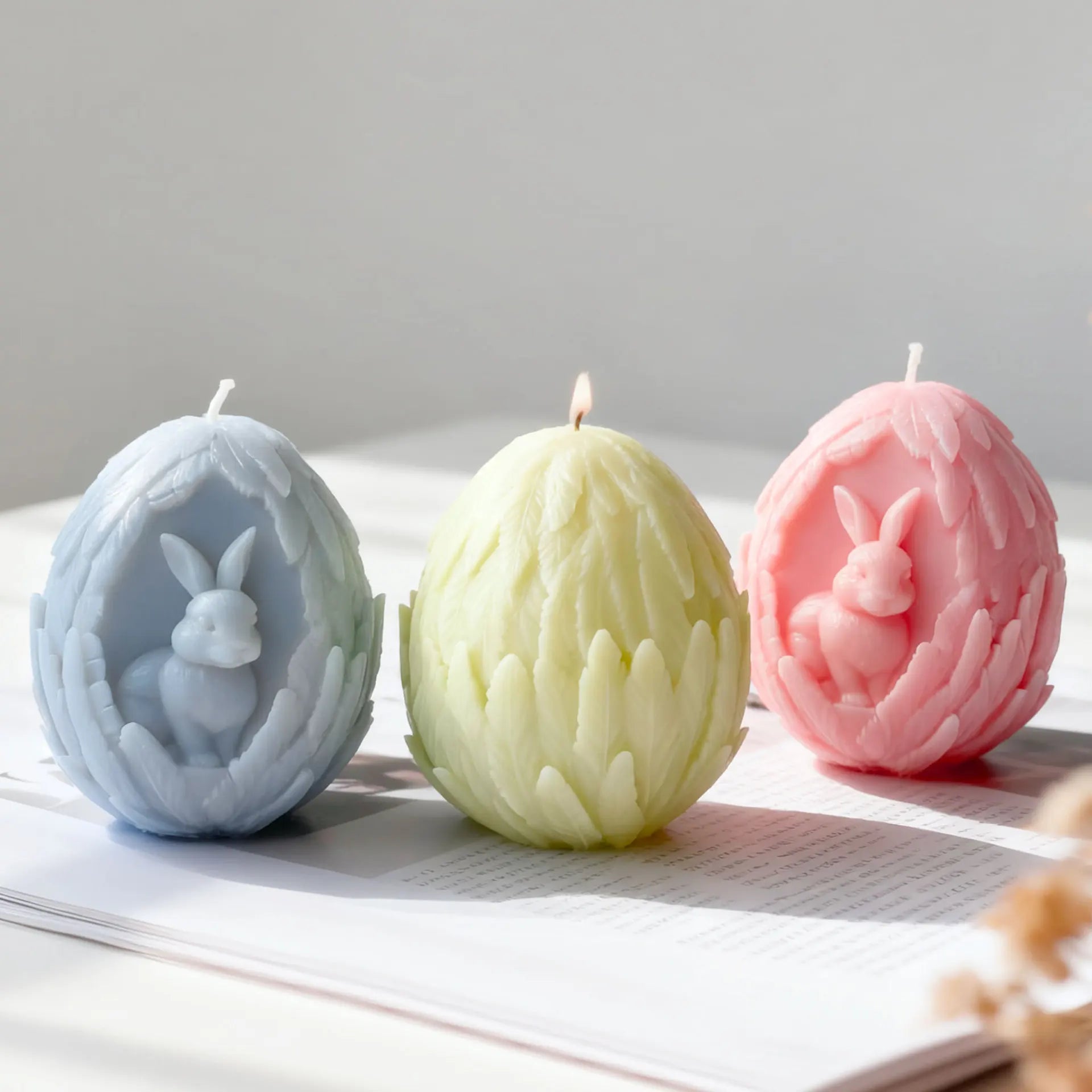 Scented Candle Mold Creative Egg Shaped Mold Resin Decor Mold Versatile For Easter Decorations Gifts Home Decor Oasis Select