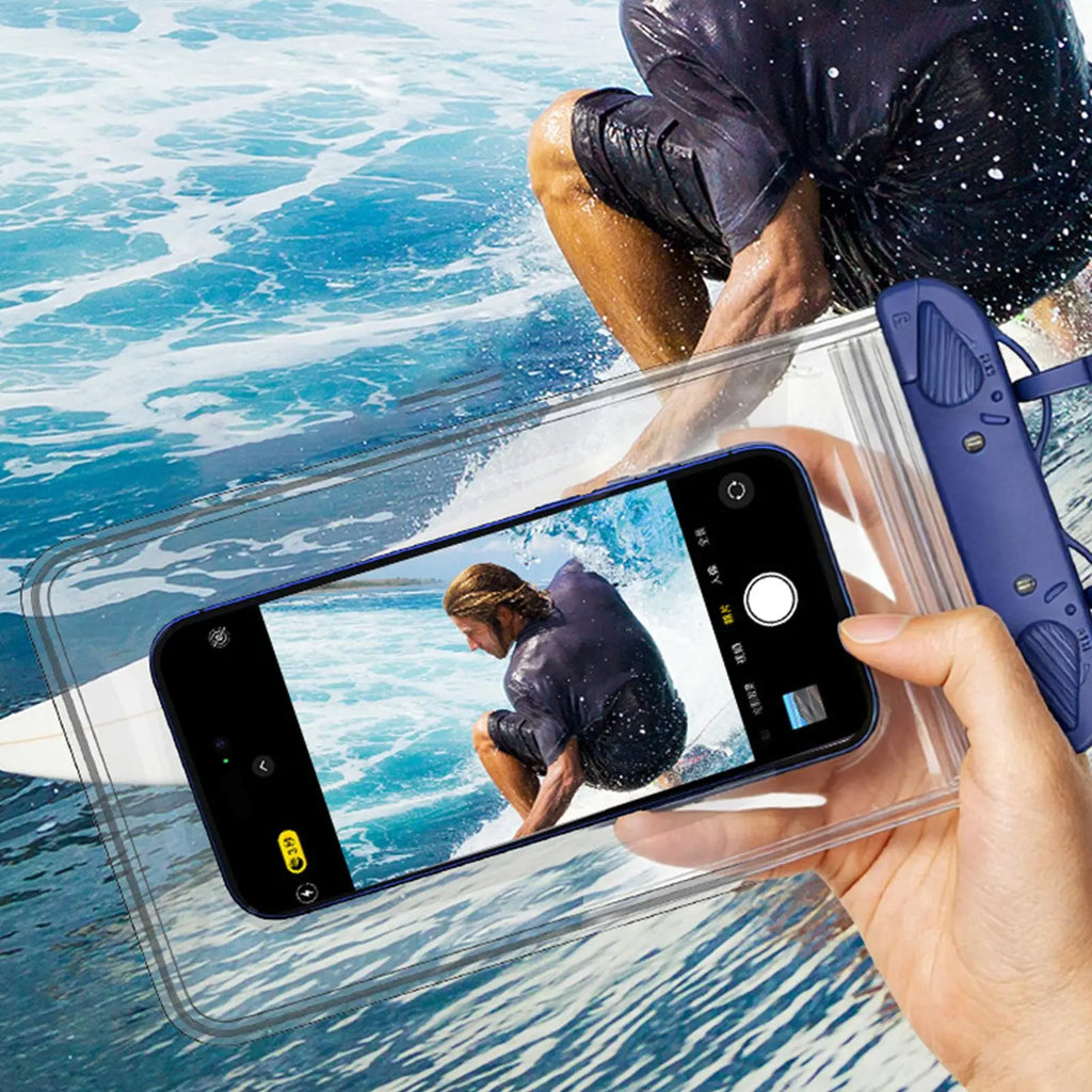 Transparent Waterproof Phone Case Touch Screen Under 7.0 inches Phone Cover with Lanyard Phone Sealed Bag Swimming Diving Oasis Select