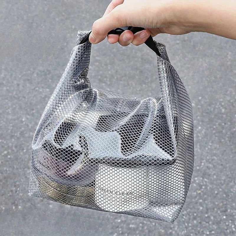 Large Capacity Waterproof Storage Bag for Fitness Clothing Swimming and Toiletries Stylish Drawstring Pouch for Men and Women Oasis Select