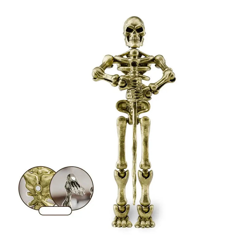 Mini Medieval Skeleton Figurines Small Halloween Skeleton For Home Table Decor Party Outdoor Graveyard Haunted House Accessories Oasis Select B