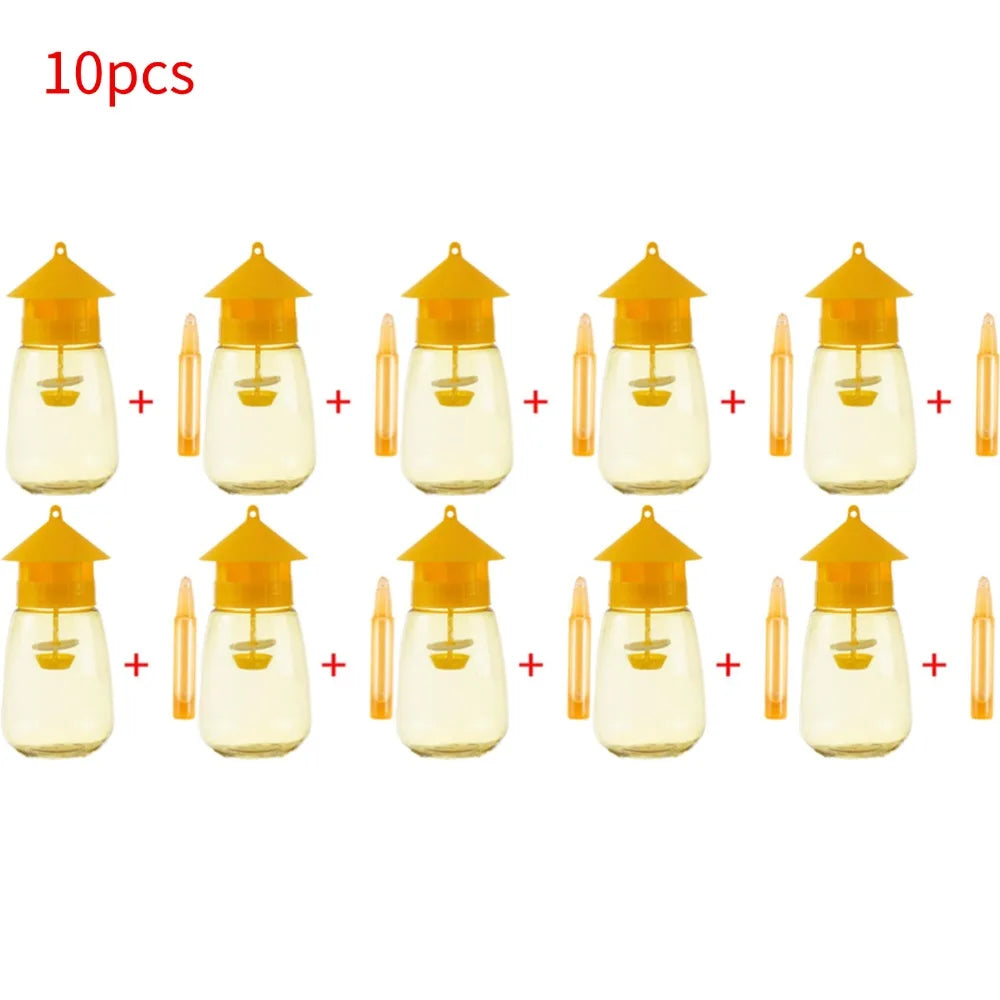 Trap Fruit Stalls Melon Fruit Insects Fruit Fly Bee Armyworm Attract Trap Agent it Fly Killer Catcher Orchard Insect Trap Oasis Select 10pcs
