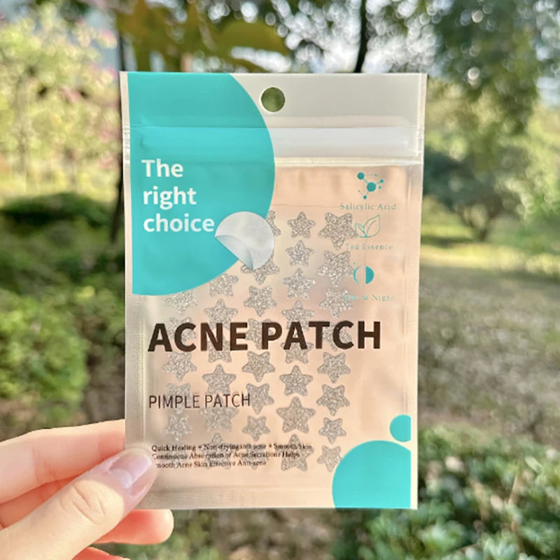 40/51pcs Star Colorful Invisible Pimple Patch Acne Removal Skin Care Stickers Concealer Face Spot Beauty Christmas Halloween Oasis Select MR-01-40pcs